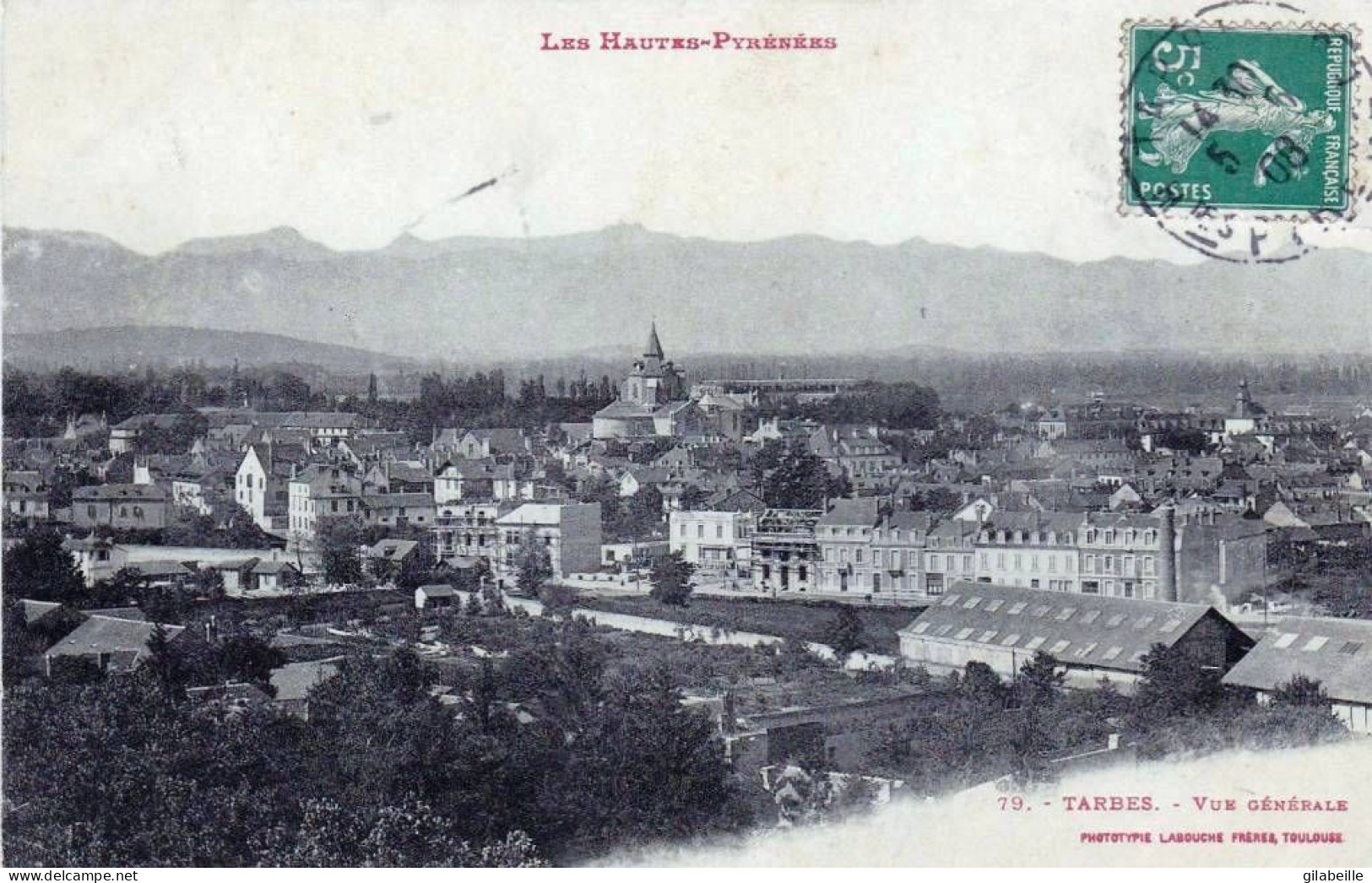 65 - Hautes Pyrénées - TARBES -  Vue Generale - Tarbes