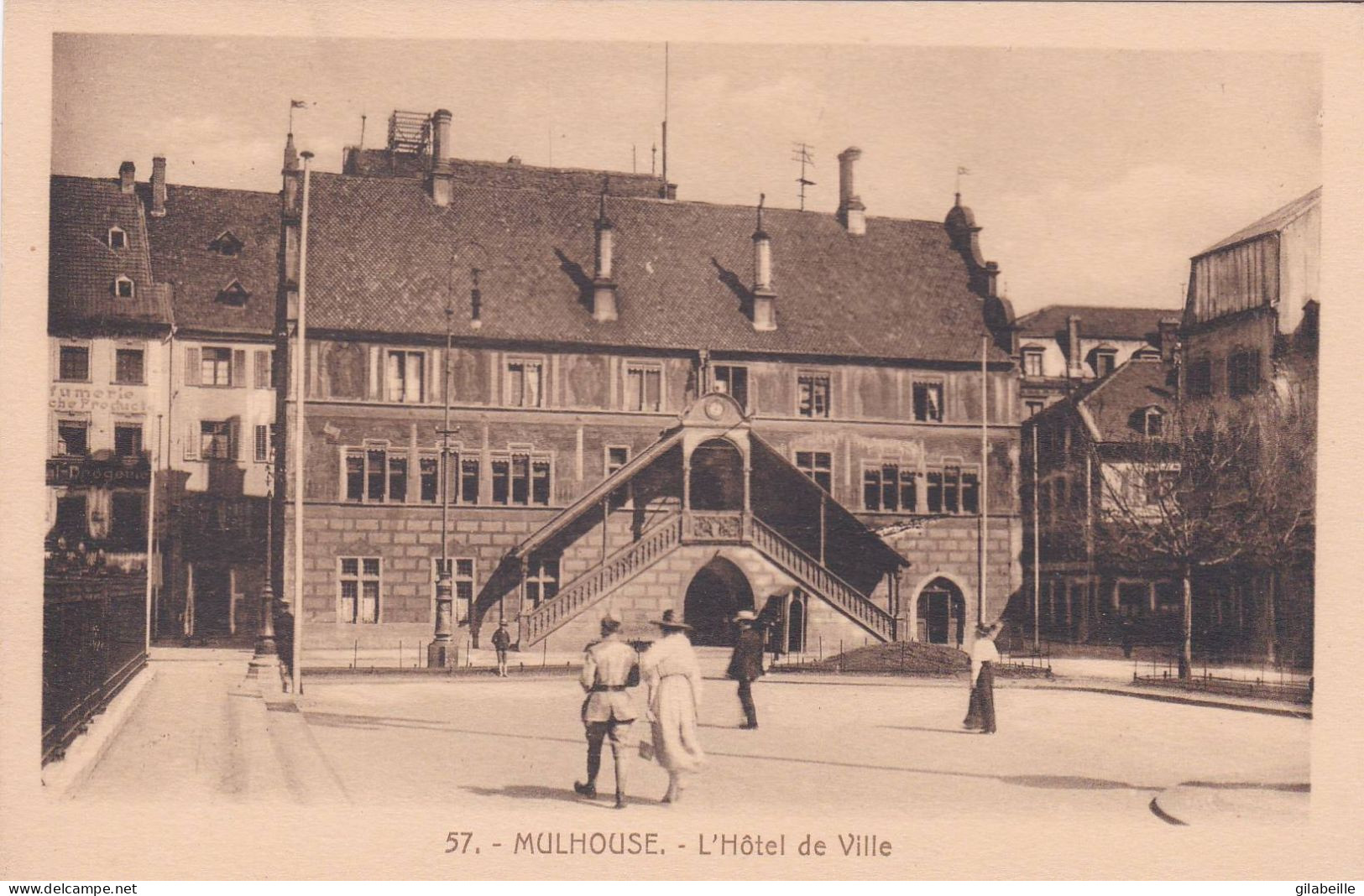 68 - Haut Rhin - MULHOUSE - MULHAUSEN -  L Hotel De Ville - Mulhouse