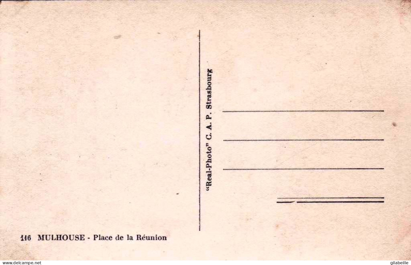 68 - Haut Rhin - MULHOUSE - MULHAUSEN -  Place De La Reunion - Mulhouse