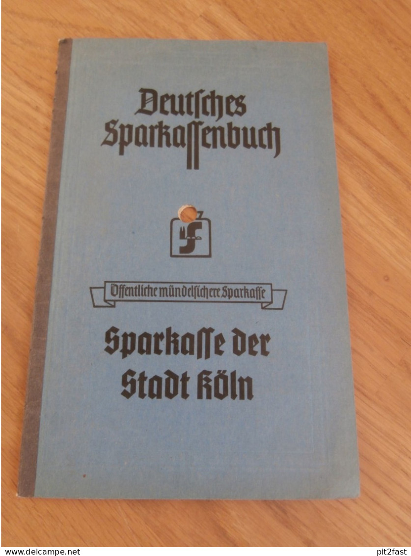 Altes Sparbuch Köln , 1953 - 1956 , Oskar Bero In Köln Nippes , Sparkasse , Bank !! - Documents Historiques