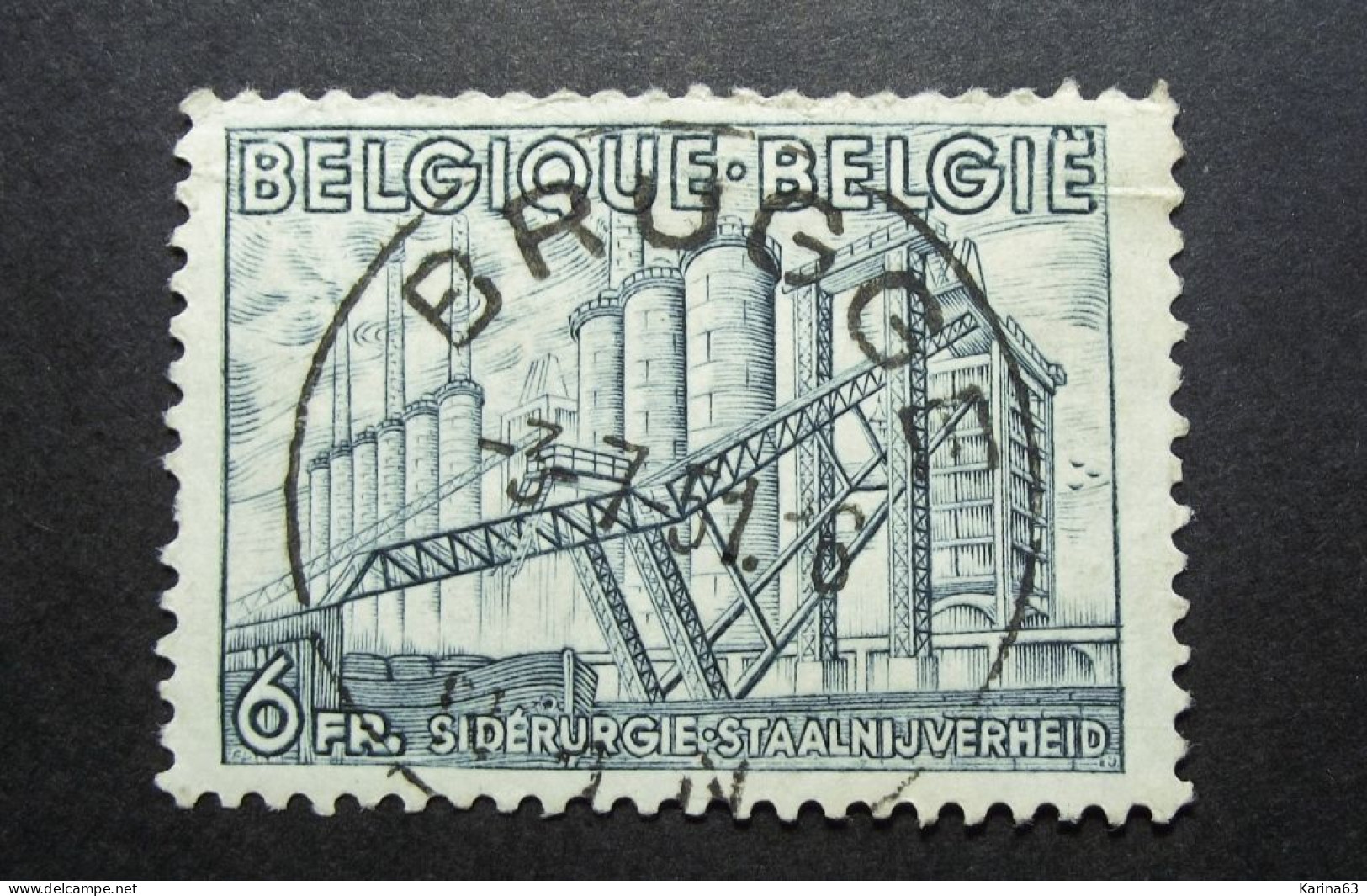 Belgie Belgique - 1948 -  OPB/COB  N° 772 -  6 F   - Obl.  Brugge - 1951 - Oblitérés