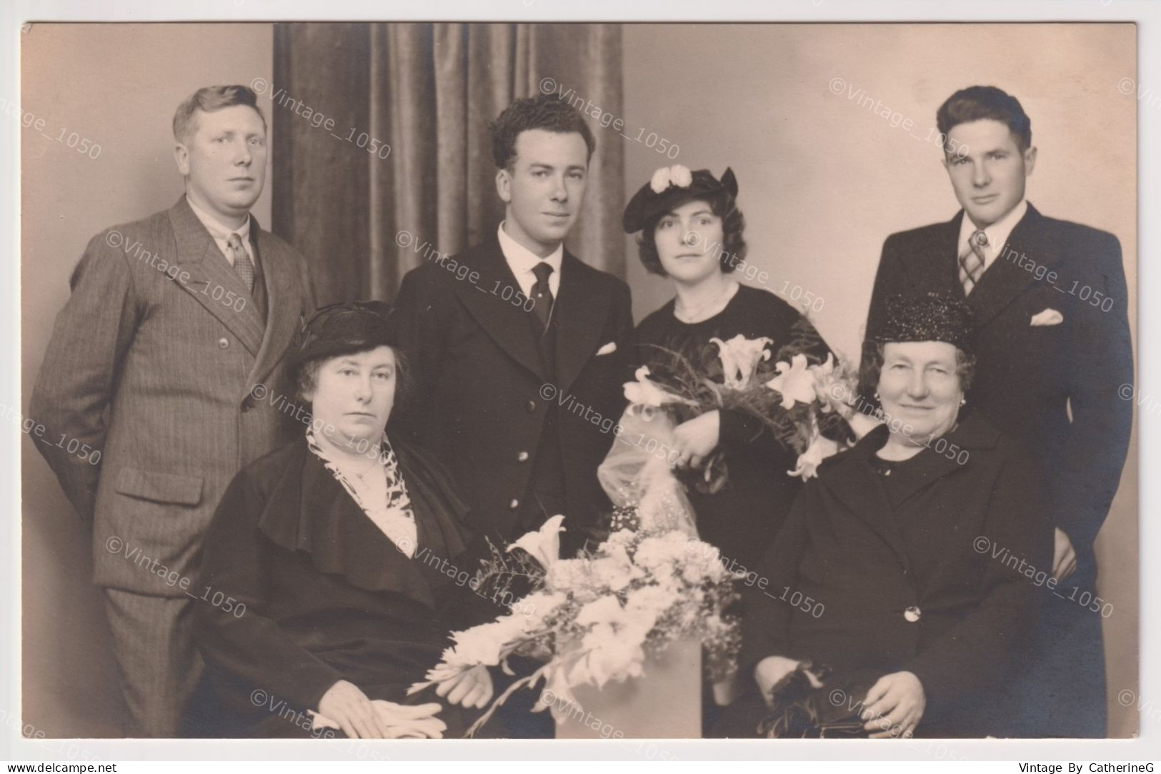 LOT De 4 Cartes  COUPLES  Circa 1938 +/- 9x14cm #240068 - 5 - 99 Cartes