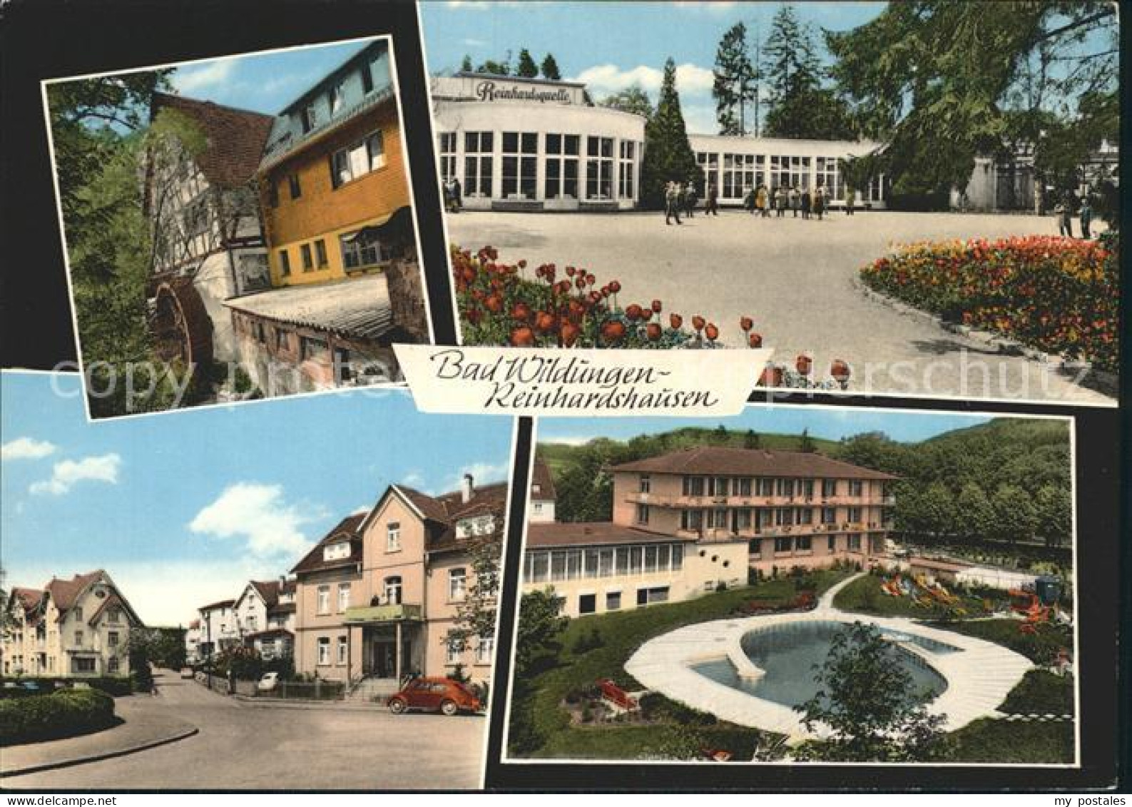 72228124 Reinhardshausen Kurheim Alte Muehle Wasserrad Reinhardsquelle Sanatoriu - Bad Wildungen