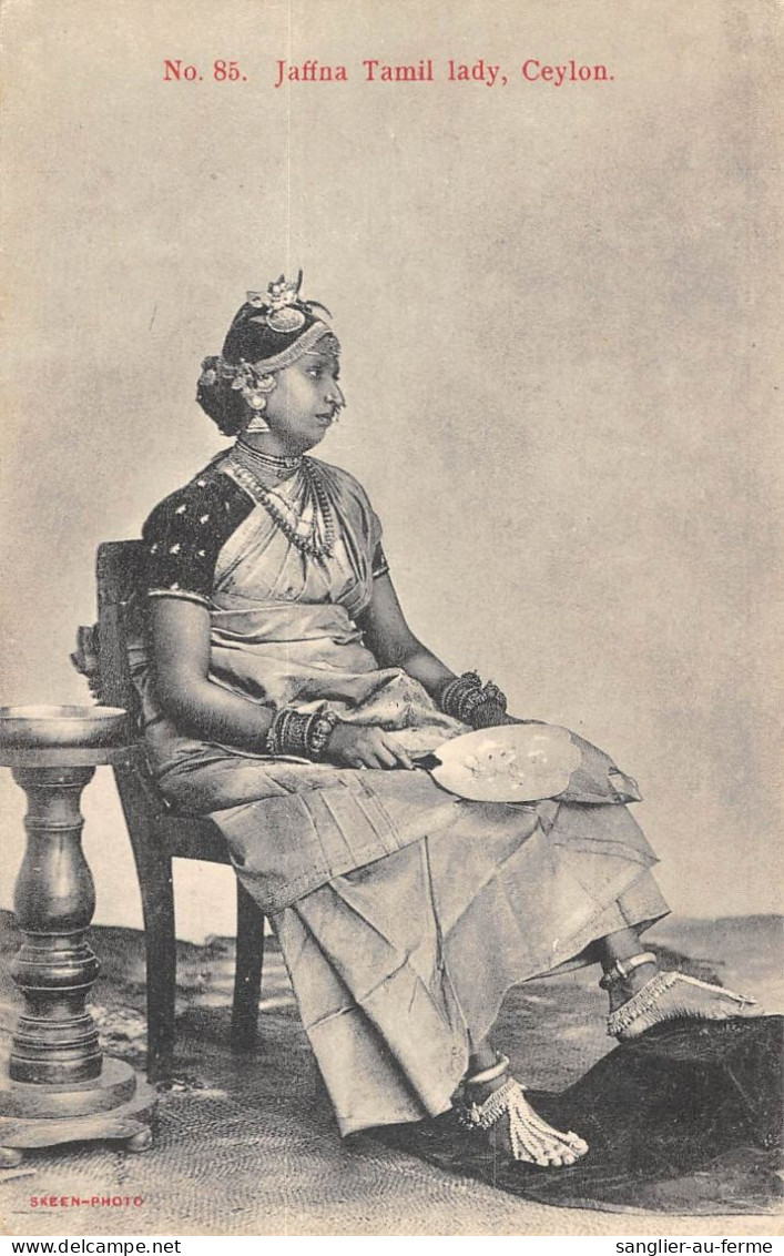 CPA CEYLON / JAFFNA TAMIL LADY - Sri Lanka (Ceylon)