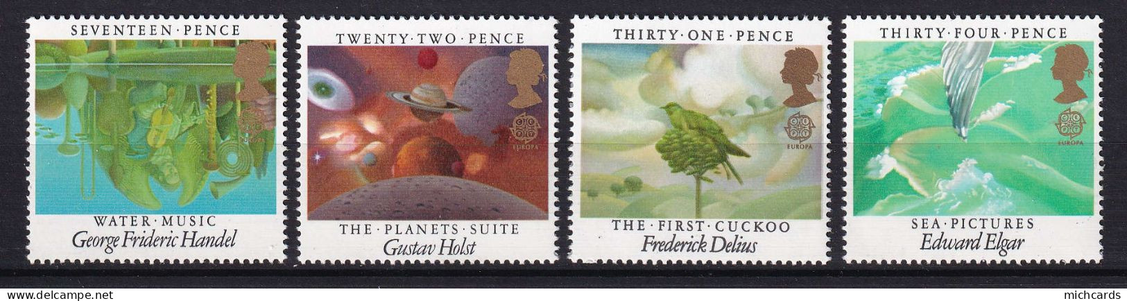 196 GRANDE BRETAGNE 1985 - Y&T 1178/81 - Europa Annee De La Musique - Neuf ** (MNH) Sans Charniere - Unused Stamps