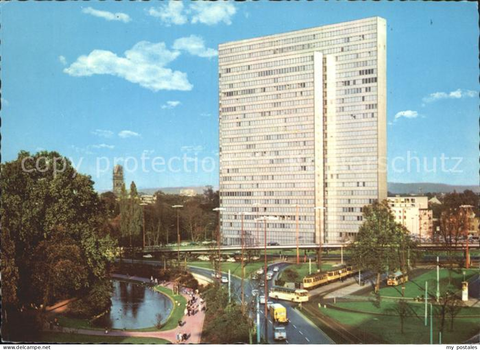 72227649 Duesseldorf Hofgarten Mit Thyssen Hochhaus Duesseldorf - Duesseldorf