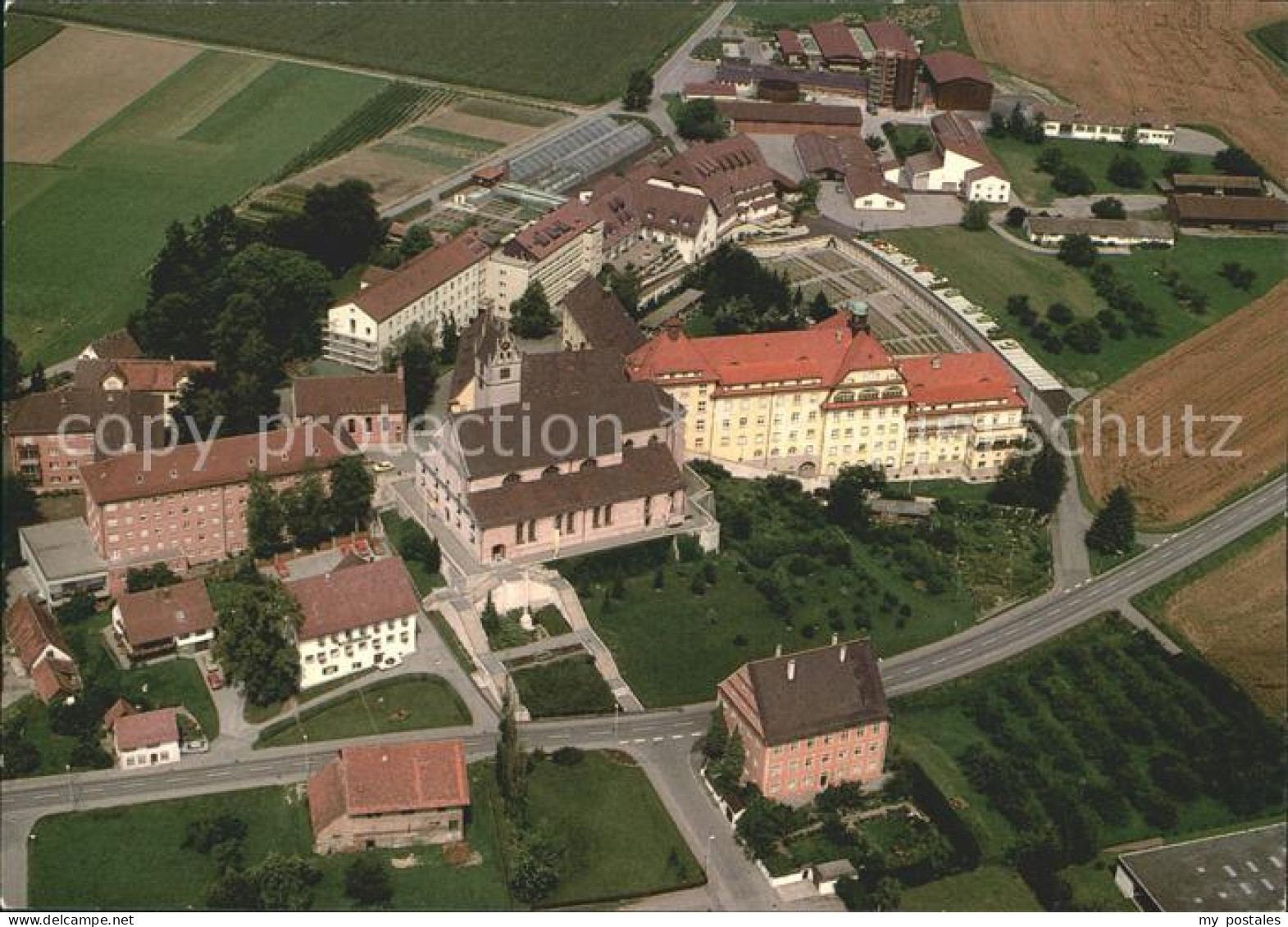 72227607 Bad Waldsee Kloster Reute Fliegeraufnahme Bad Waldsee - Bad Waldsee