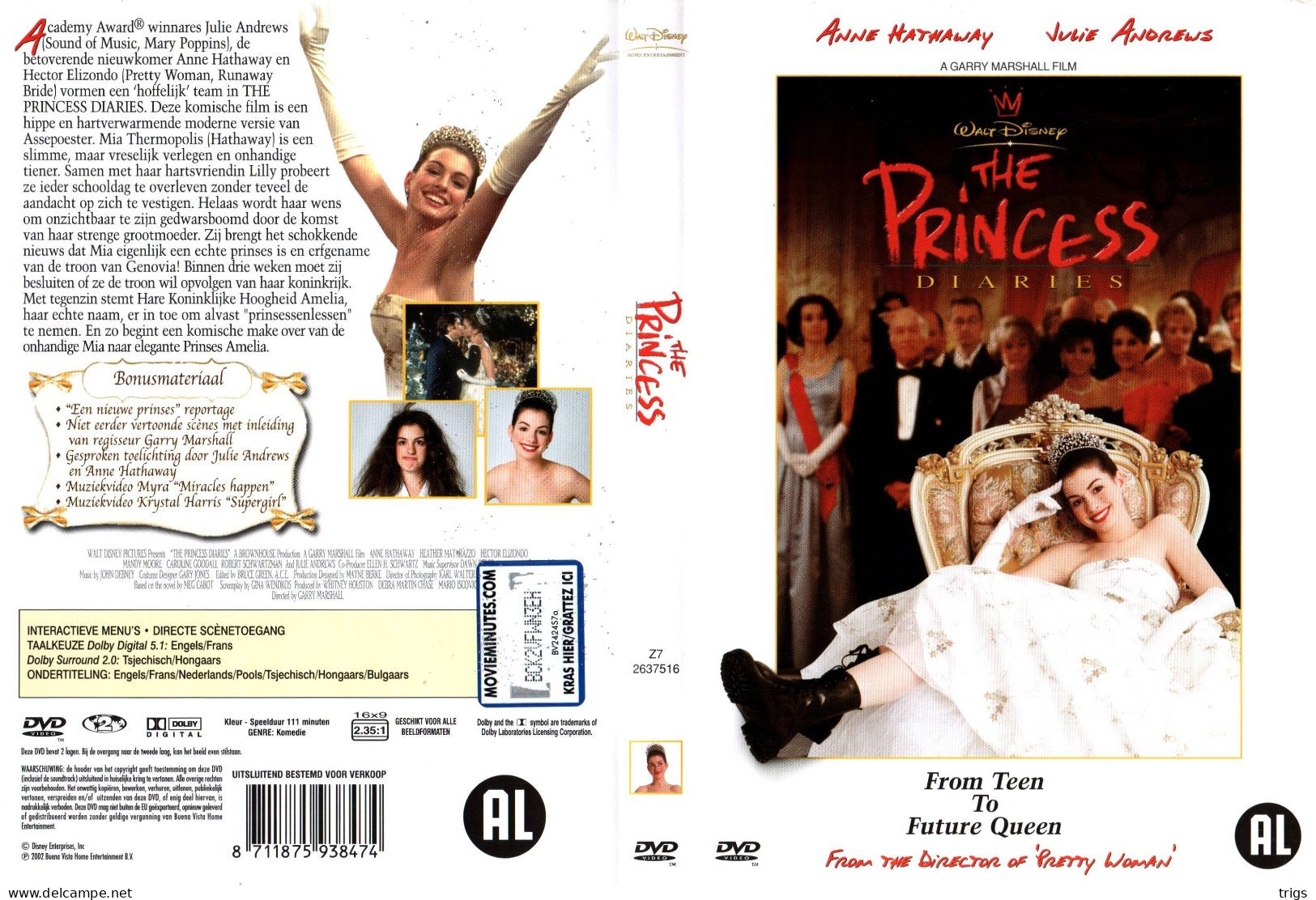 DVD - The Princess Diaries - Comédie