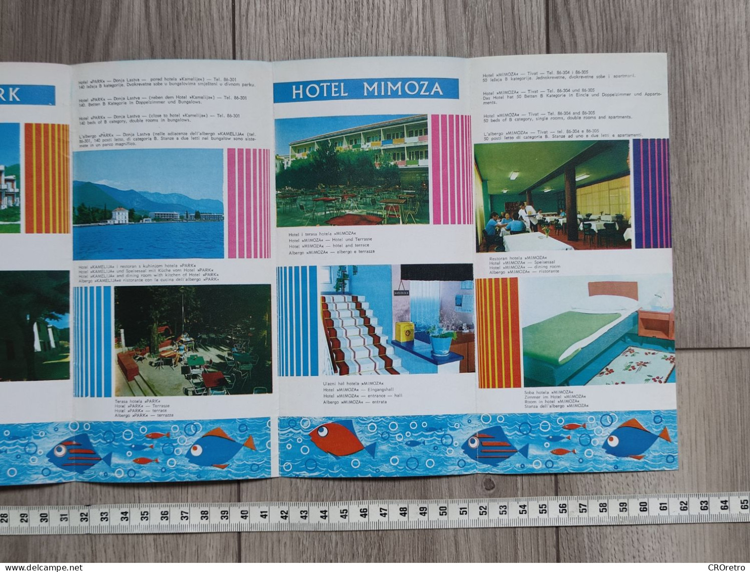 TIVAT - MONTENEGRO (ex Yugoslavia), Vintage Tourism Brochure, Prospect, Guide (pro3) - Reiseprospekte