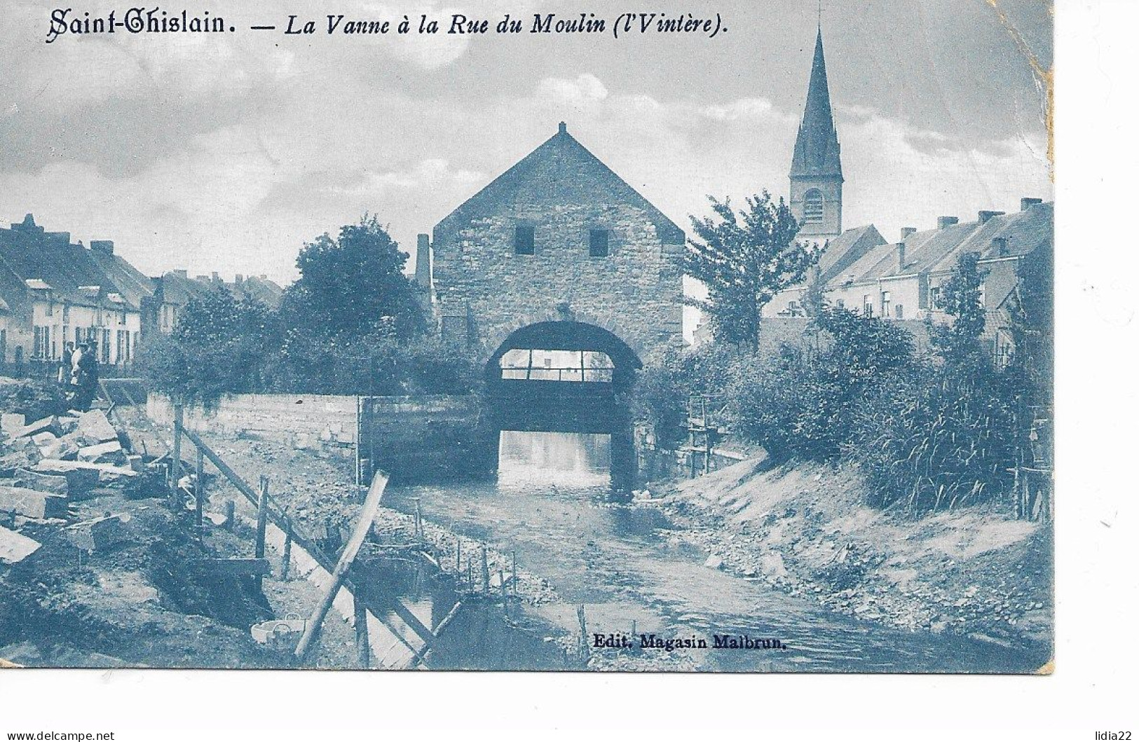 Saint Ghislain   La Vanne A La Rue Du Moulin(l'Vintere) - Saint-Ghislain