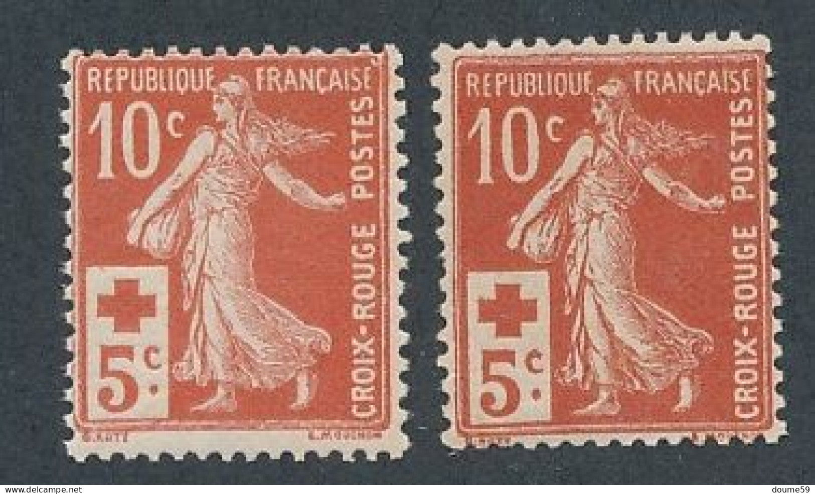 CA-123: FRANCE:  N°147* (2) - Neufs