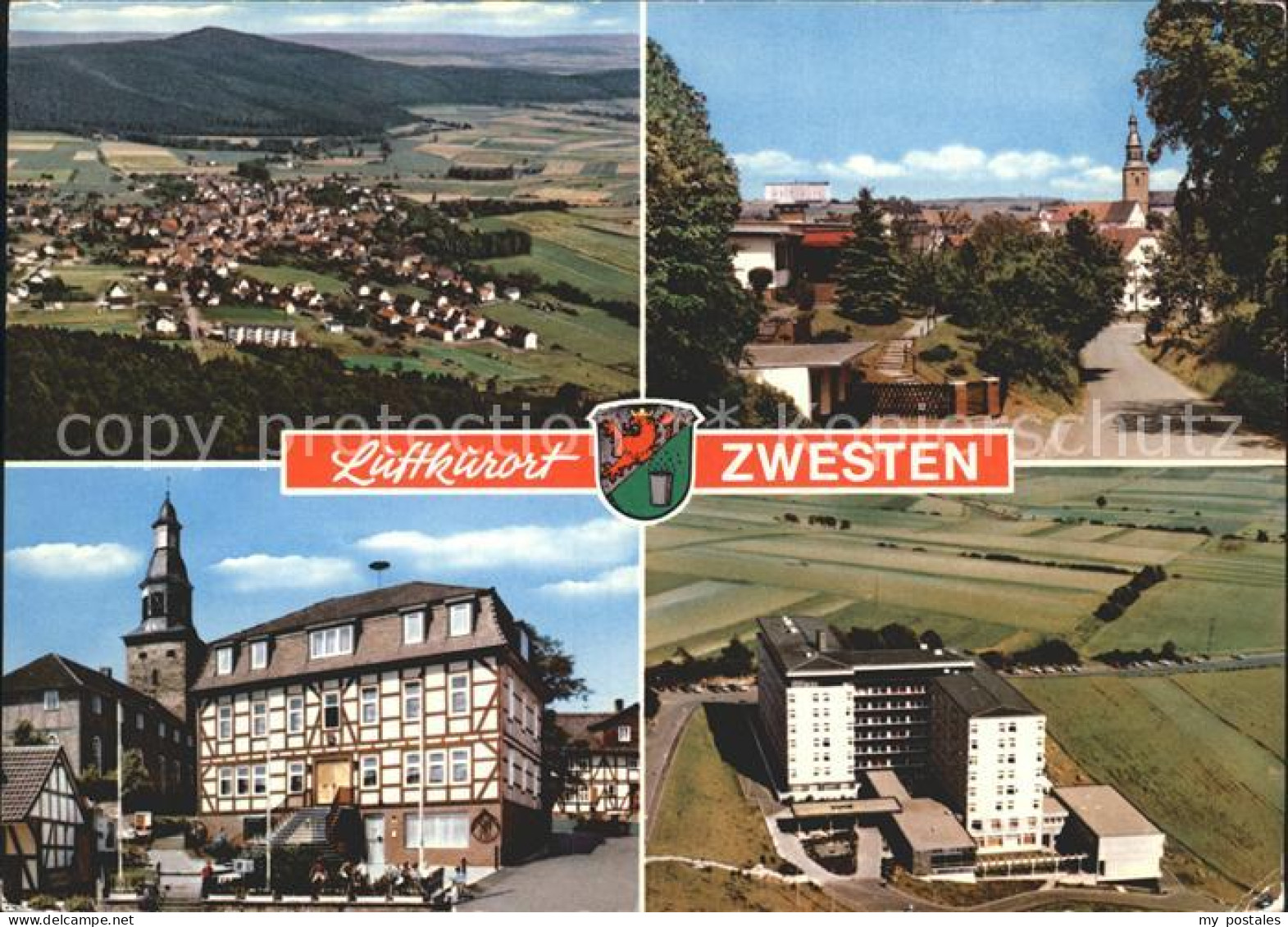 72227360 Bad Zwesten Total Teilansicht Rathaus  Bad Zwesten - Bad Zwesten