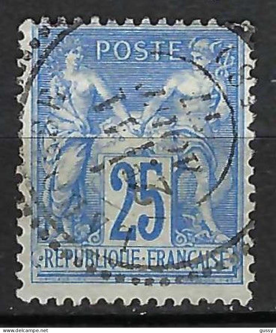 FRANCE Classique, B Obl. CAD Perlés: Labosse (Oise) Sur Y&T 78 - 1876-1898 Sage (Tipo II)