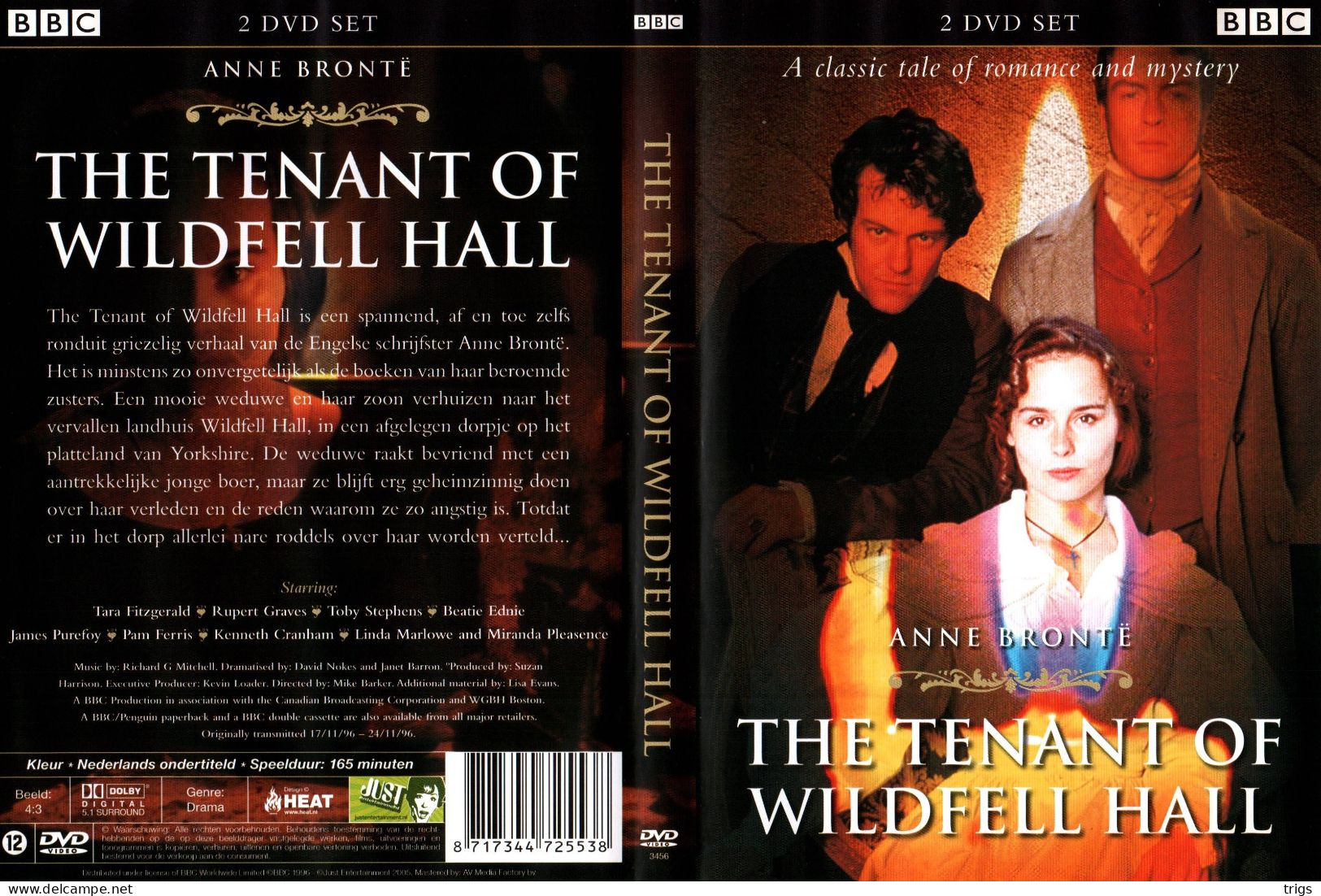 DVD - The Tenant Of Wildfell Hall (2 DISCS) - Dramma