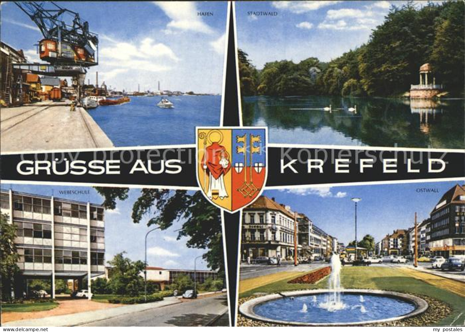 72227069 Krefeld Stadtwald Hafen Ostwall Werbeschule Krefeld - Krefeld
