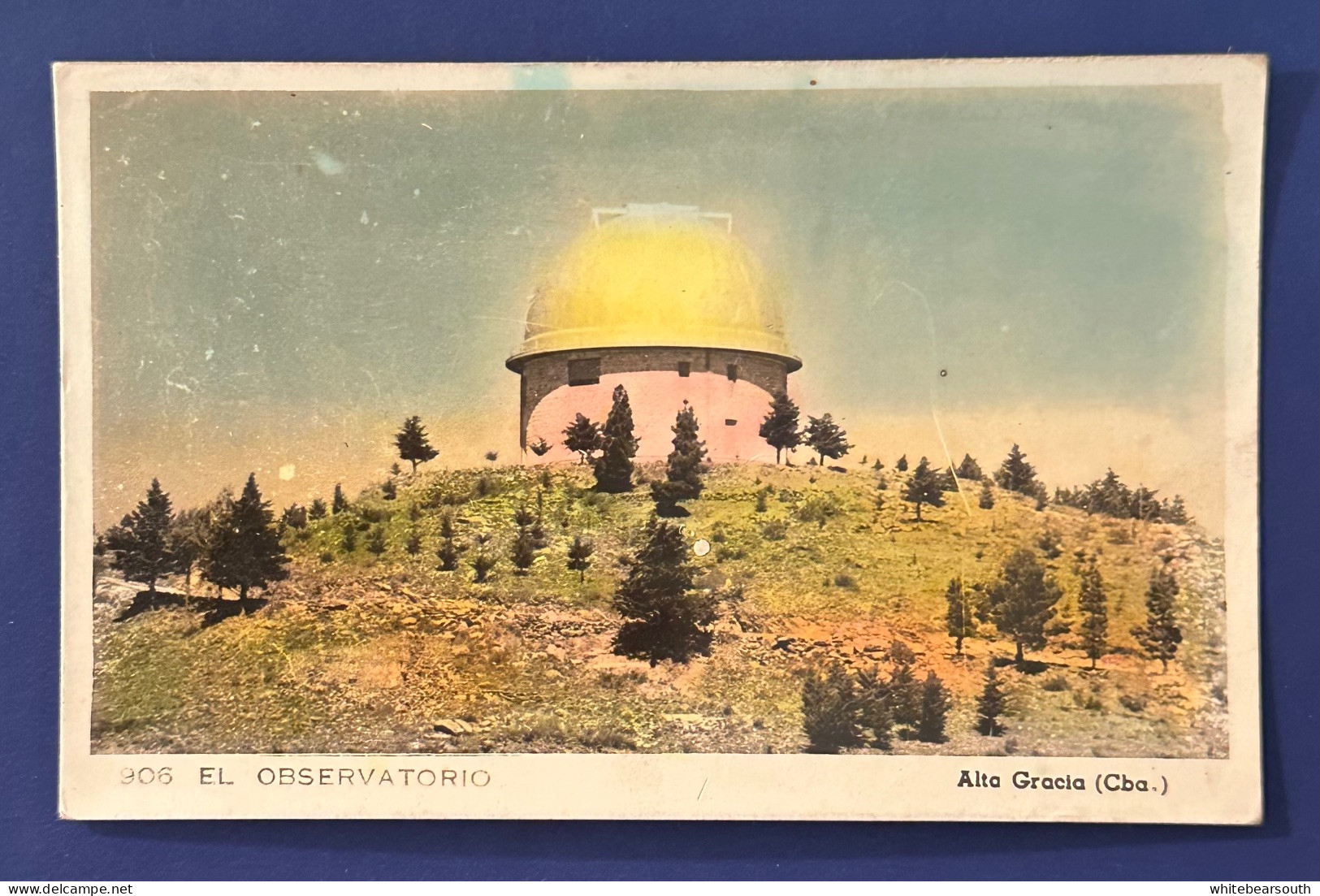 787 ARGENTINA CÓRDOBA ALTA GRACIA EL OBSERVATORIO OBSERVATORY RARE POSTCARD - Argentinien