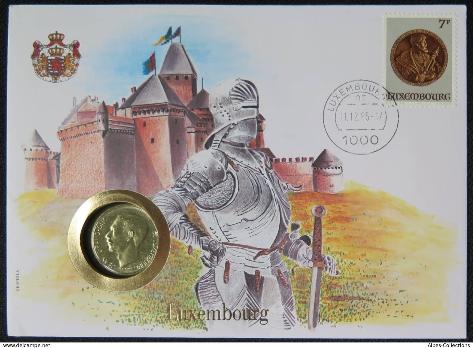 LUX57 - LUXEMBOURG - Numiscover  - 10 FRANCS 1980 - Luxembourg