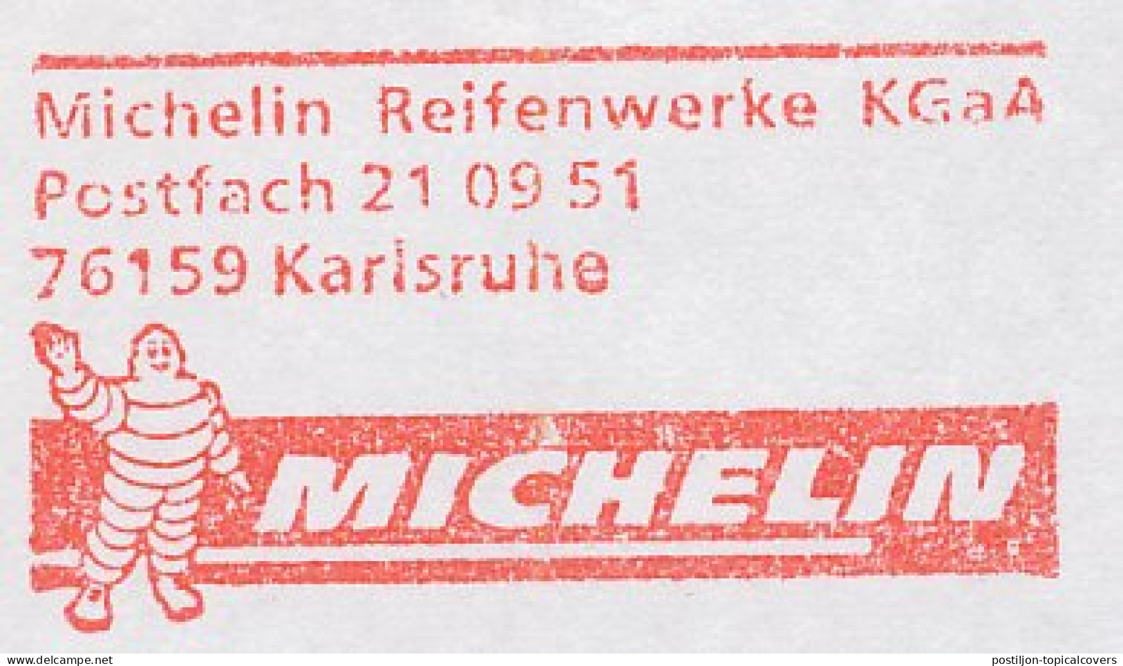 Meter Cut Germany 2000 Michelin - Non Classés