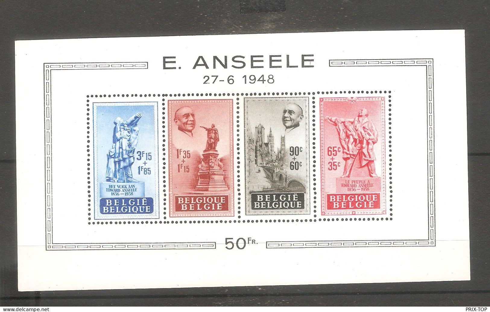 Belgique-België BLOC 26 ** Fondation Edouard Anseele ** - 1924-1960