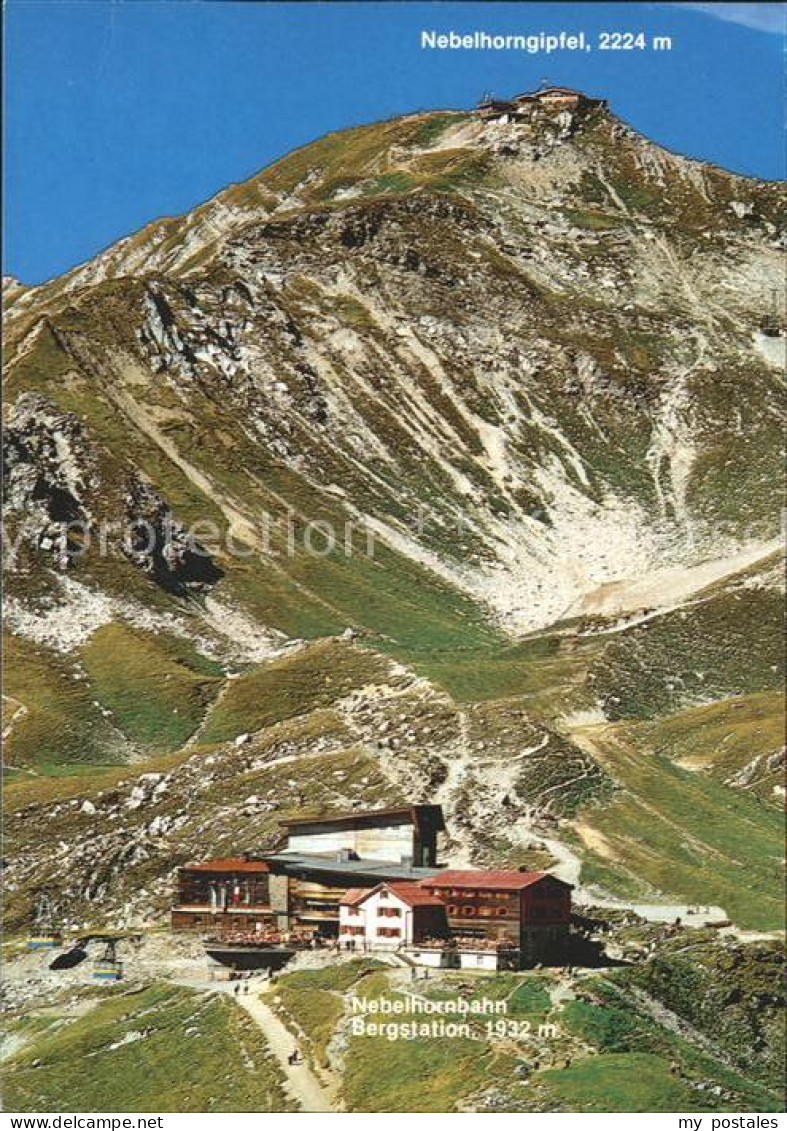 72226844 Oberstdorf Nebelhorngipfel Nebelhornbahn Bergstation  Anatswald - Oberstdorf