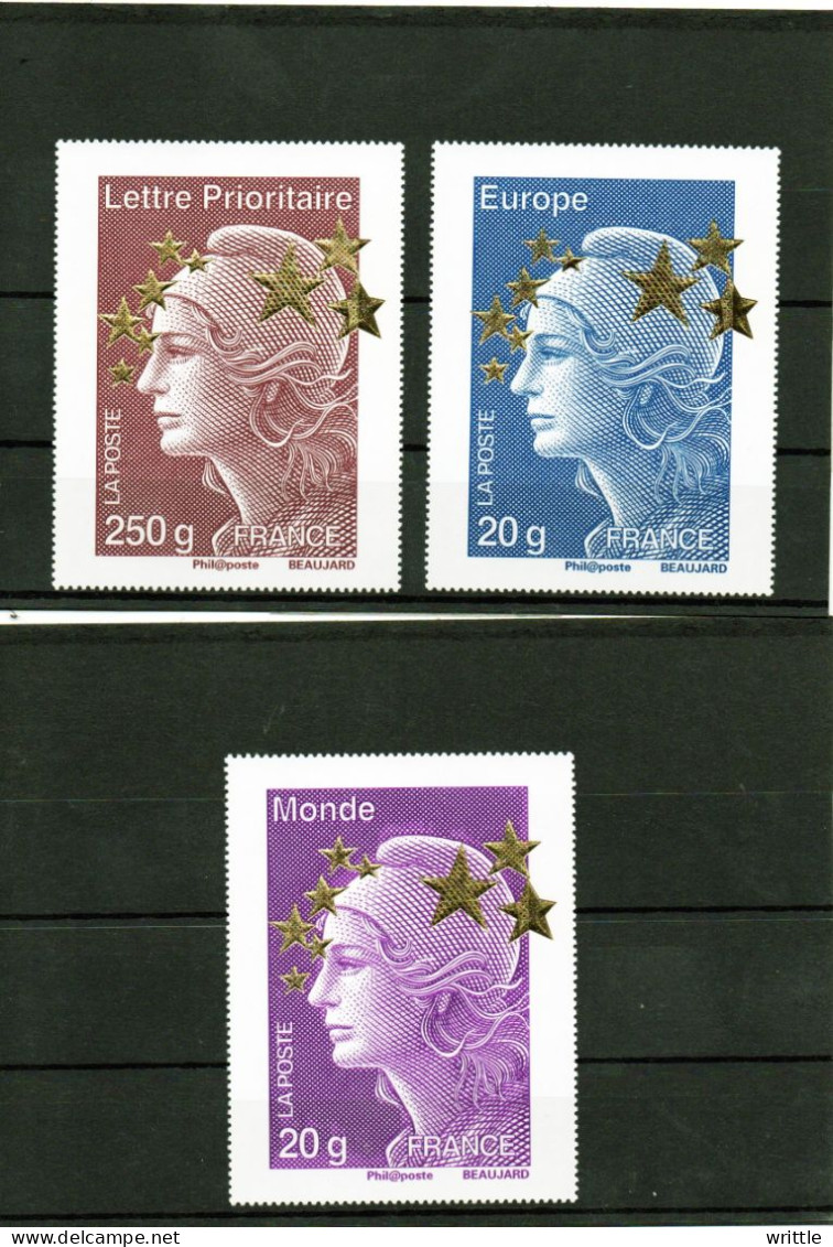 France Lot 1 Beaujard Grand Format YT 4662A à 4662Q Neufs Sans Charnière Côte 160 € - 2008-2013 Marianne De Beaujard