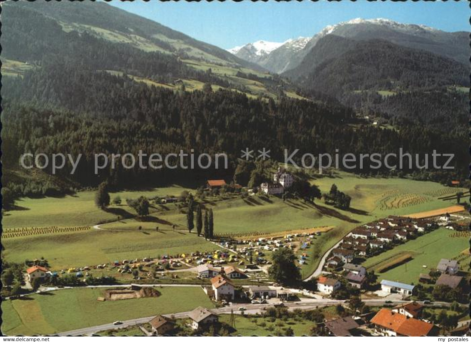 72226734 Volders Schloss Camping Fliegeraufnahme Volders - Other & Unclassified