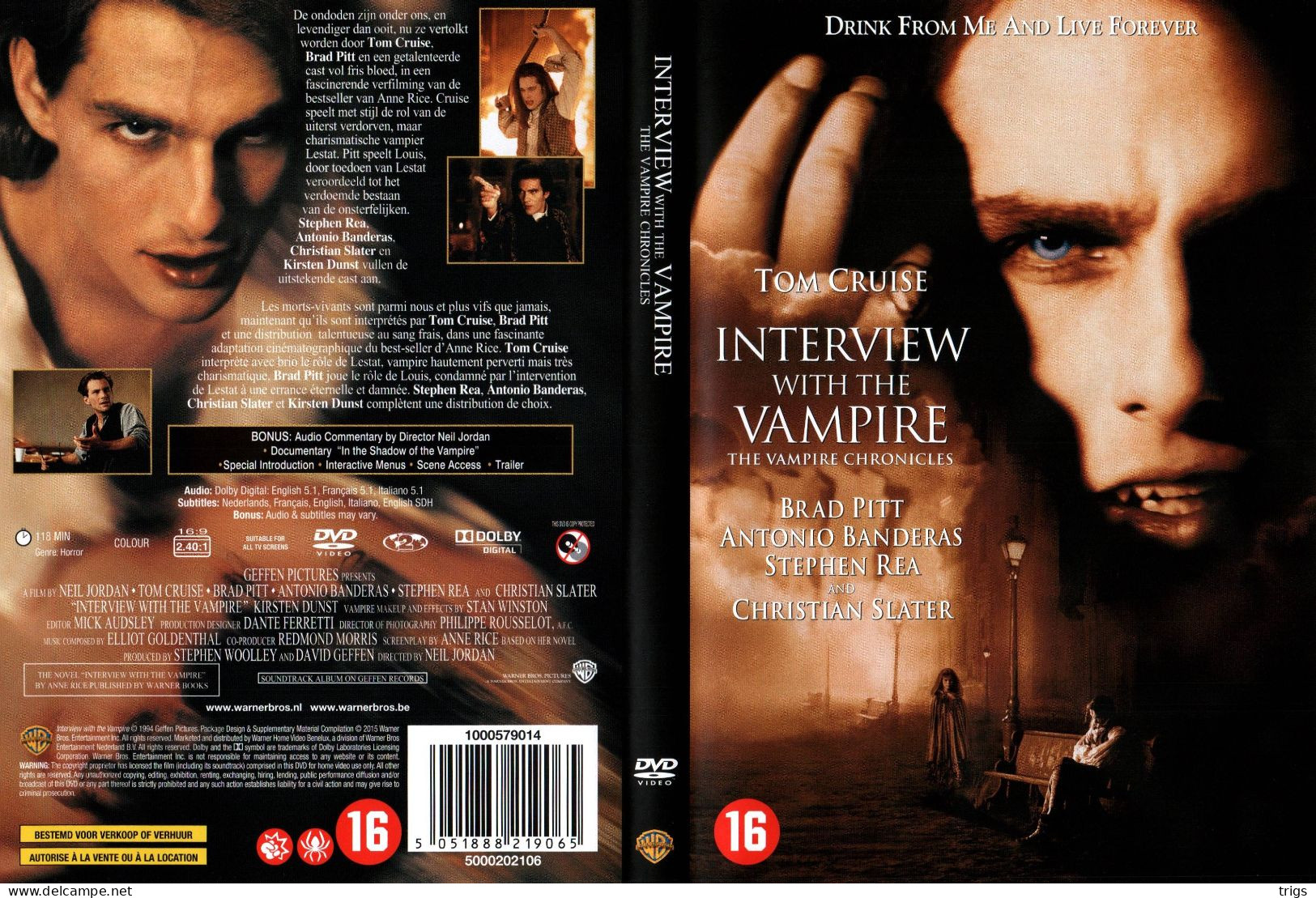 DVD - Interview With The Vampire: The Vampire Chronicles - Horreur