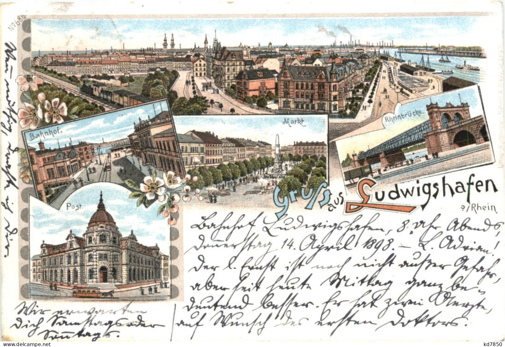 Gruss Aus Ludwigshafen - Litho - Ludwigshafen