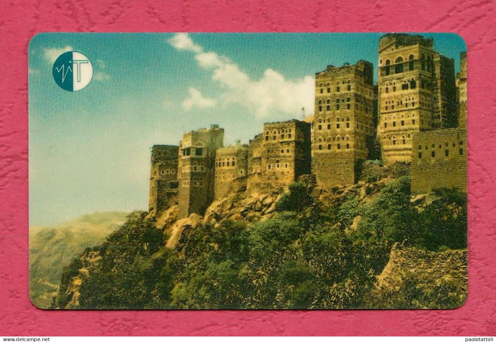 Yemen- TeleYemen- Ruins. Magnetic Phone Card Used By 160 Units. - Yémen