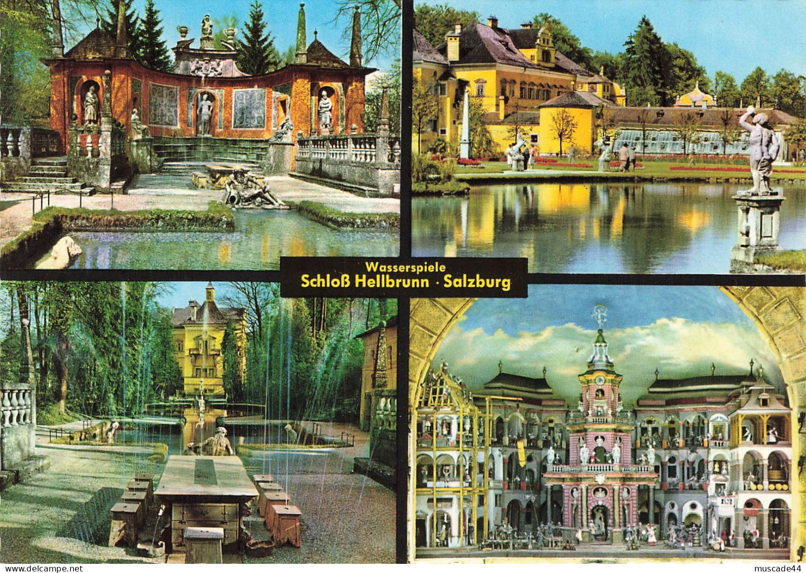 SCHLOSS HELLBURN - SALZBURG - WASSERSPIELE - MULTI VUES - Autres & Non Classés