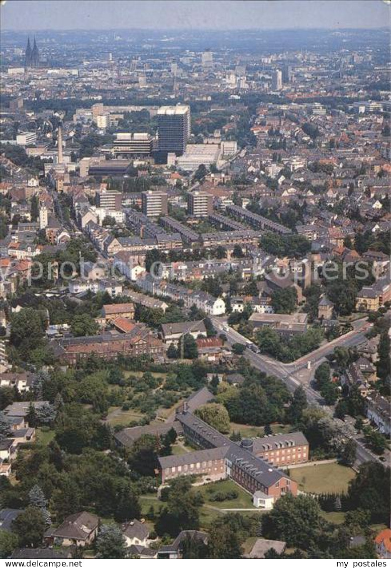 72226700 Koeln Rhein Kloster Zur Heiligen Elisabeth Fliegeraufnahme Koeln Rhein - Köln