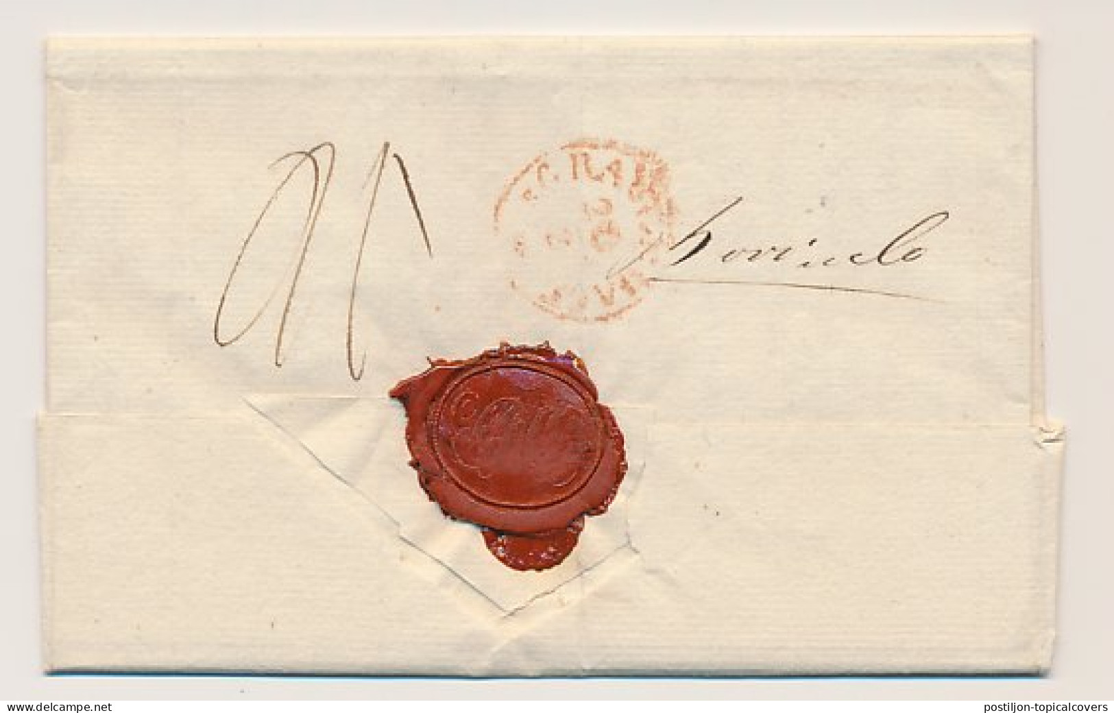 Geesteren - Distributiekantoor Borculo - Zutphen 1839 - ...-1852 Voorlopers