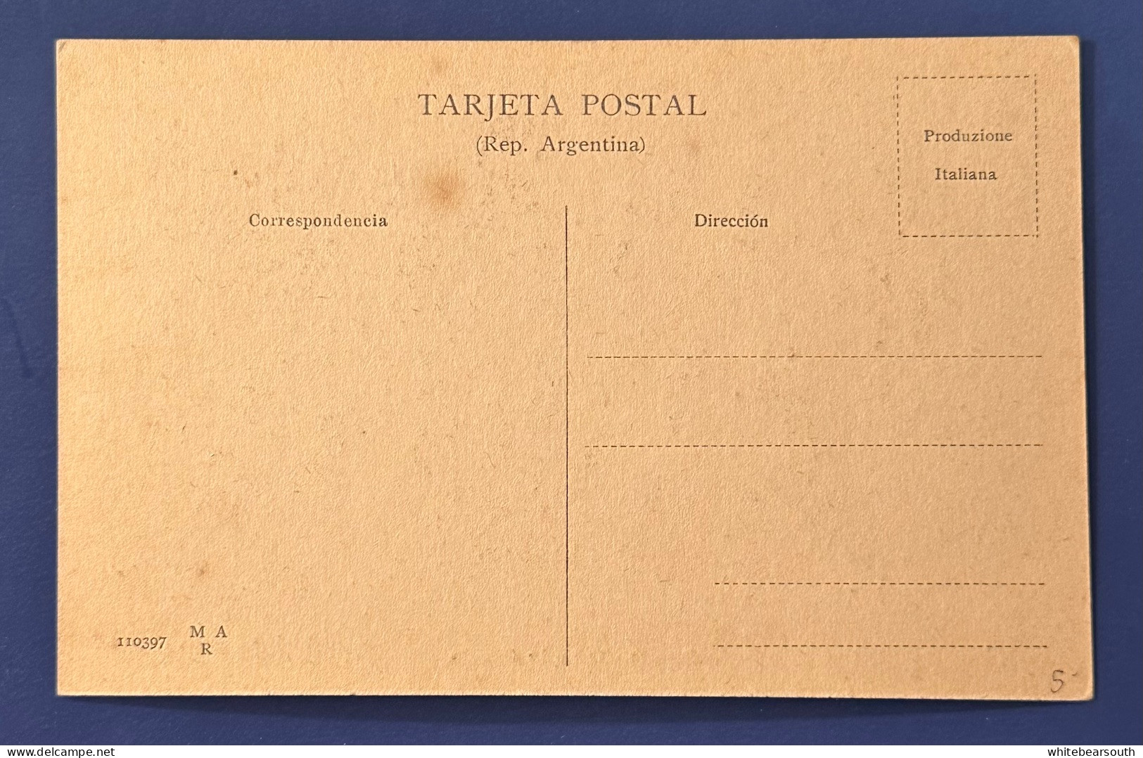 790 ARGENTINA ROSARIO TEATRO LA COMEDIA RARE POSTCARD - Argentine