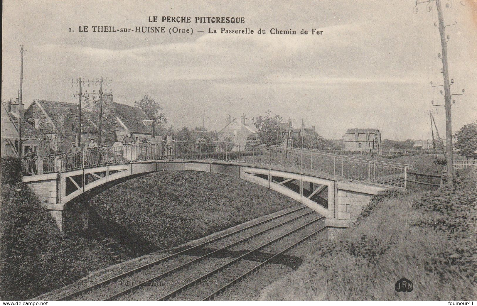 Le Theil-sur-Huisne - La Passerelle De Chemin De Fer - Sonstige & Ohne Zuordnung