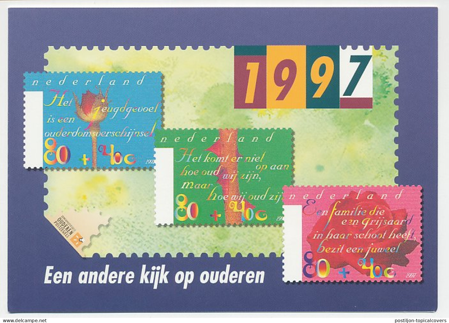 Zomerbedankkaart 1997 - Complete Serie Bijgeplakt - FDC - Unclassified