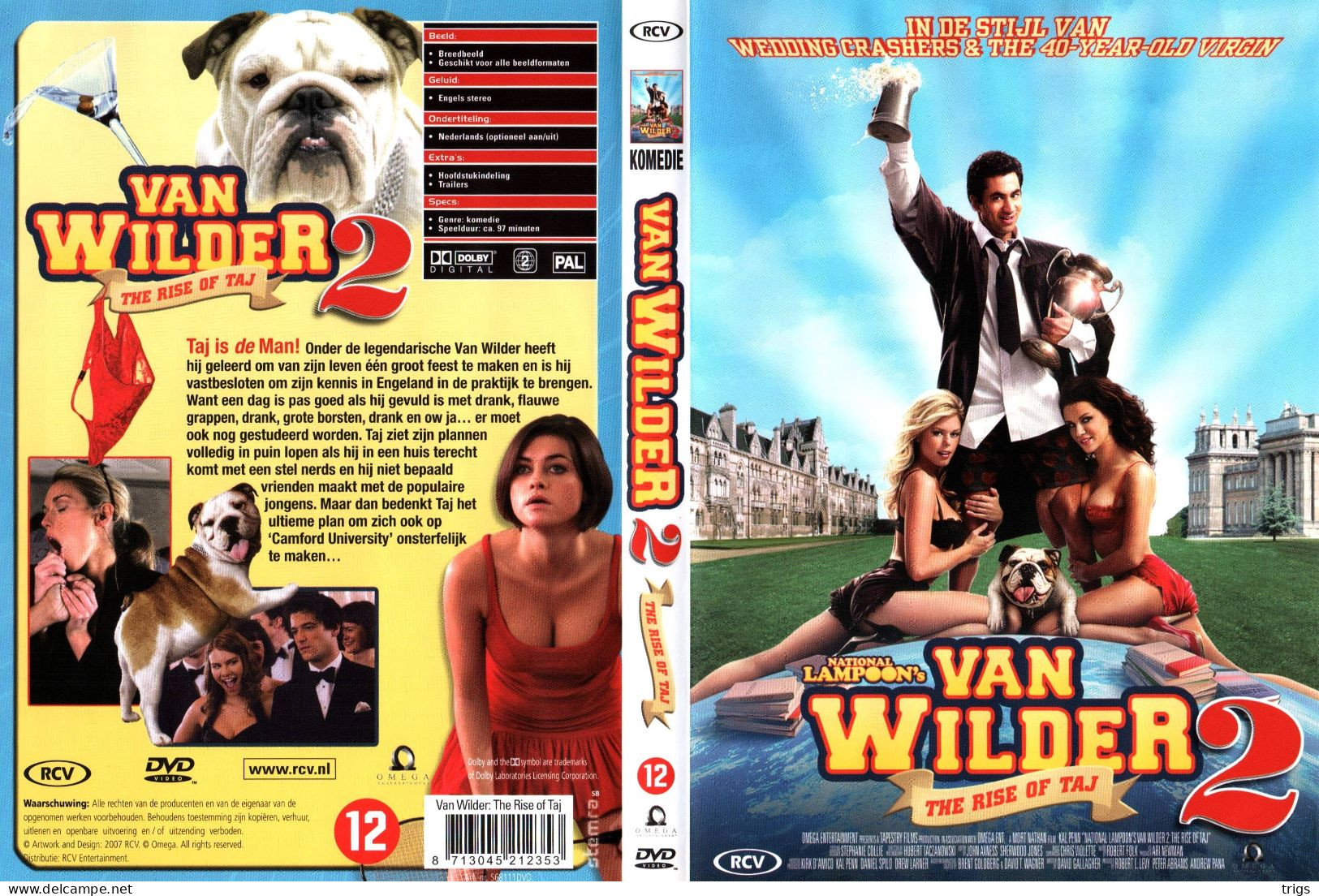 DVD - Van Wilder 2: The Rise Of Taj - Comédie