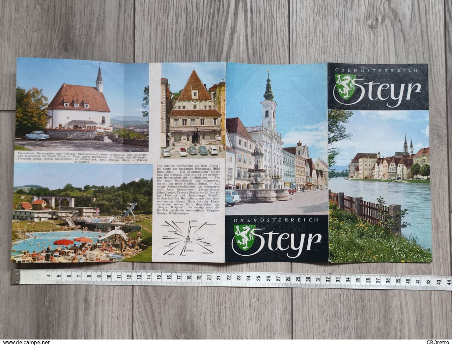 STEYR / AUSTRIA, Vintage Tourism Brochure, Prospect, Guide, Tourismus (pro3) - Dépliants Touristiques
