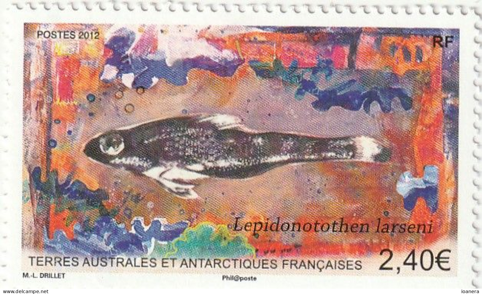 Taaf 2012 - Fish , MNH , Mi.779 - Unused Stamps