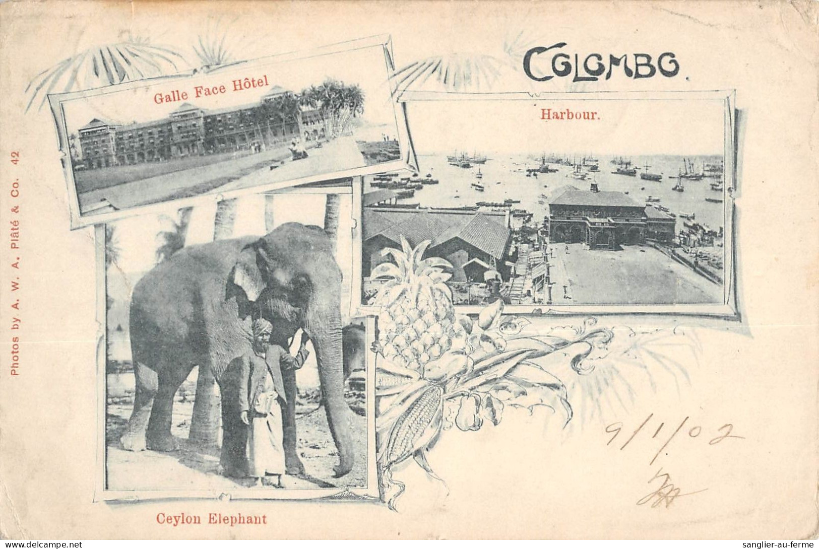 CPA CEYLON / COLOMBO - Sri Lanka (Ceylon)