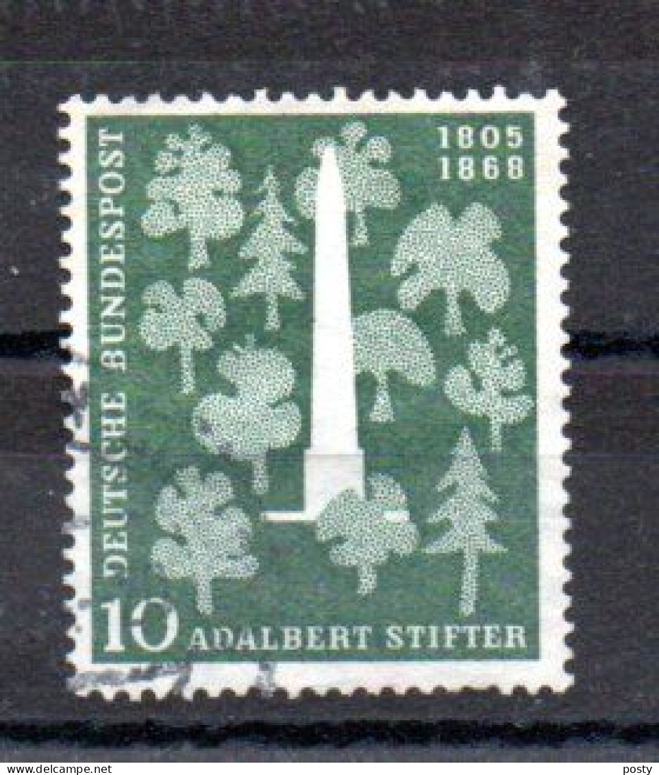 ALLEMAGNE - GERMANY - 1955 - ADALBERT STIFTER - 150éme ANNIVERSAIRE - 150th ANNIVERSARY - - Usados