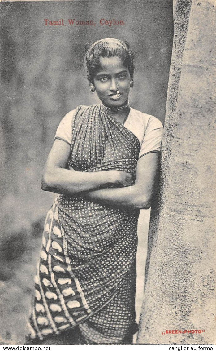 CPA CEYLON / TAMIL WOMAN / CEYLON - Sri Lanka (Ceylon)