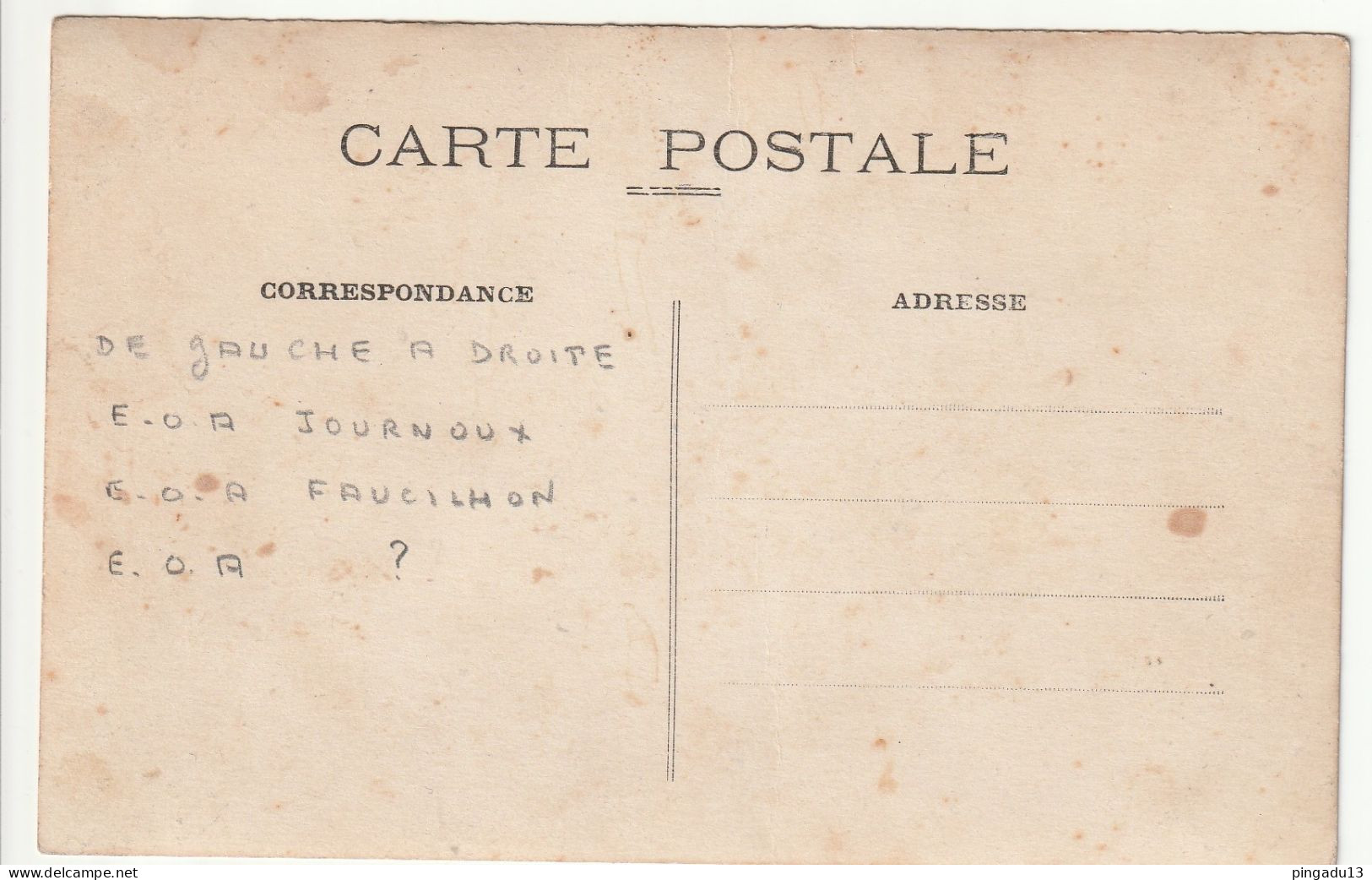 Fixe Carte Photo Ecole Spéciale Militaire Saint-Cyr Promotion Bayard 1923-1925 EOA Journoux Et EOA Faucilhon - Sonstige & Ohne Zuordnung