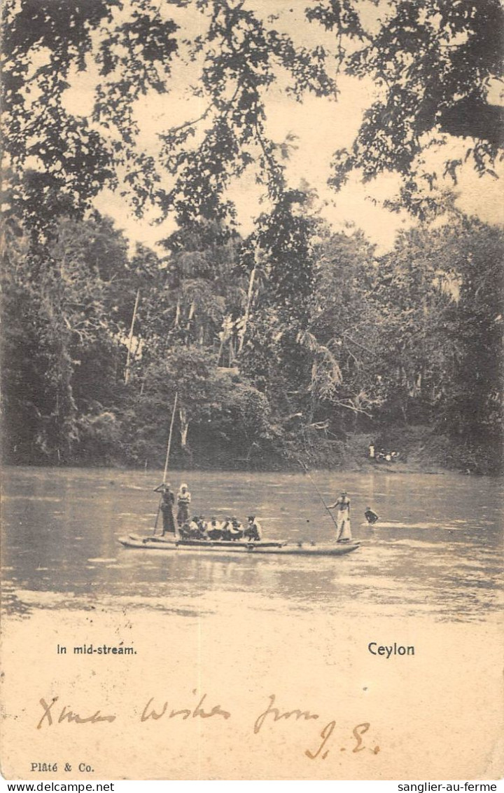 CPA CEYLON / IN MID STREAM - Sri Lanka (Ceylon)