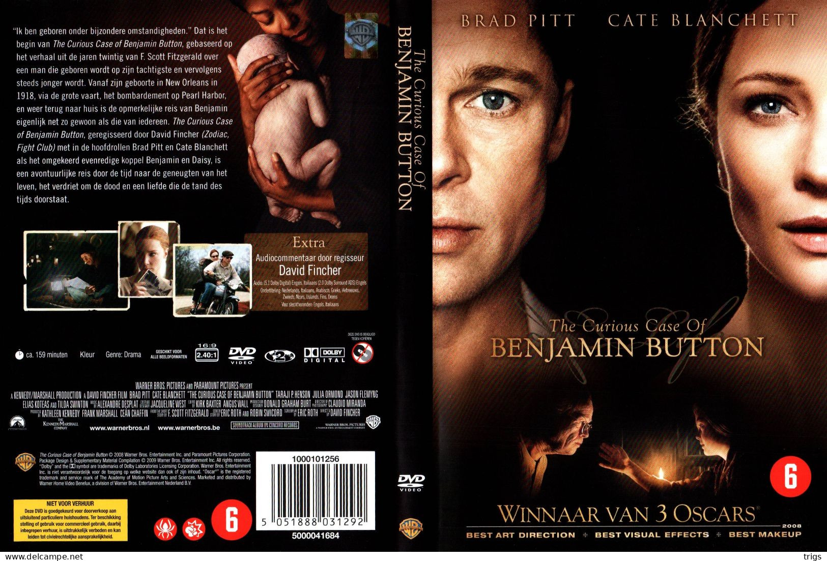 DVD - The Curious Case Of Benjamin Button - Drame