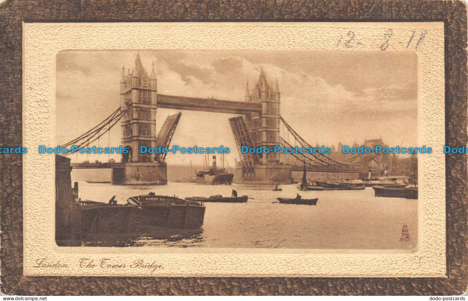 R108425 London. The Tower Bridge. Tuck. 1911 - Other & Unclassified