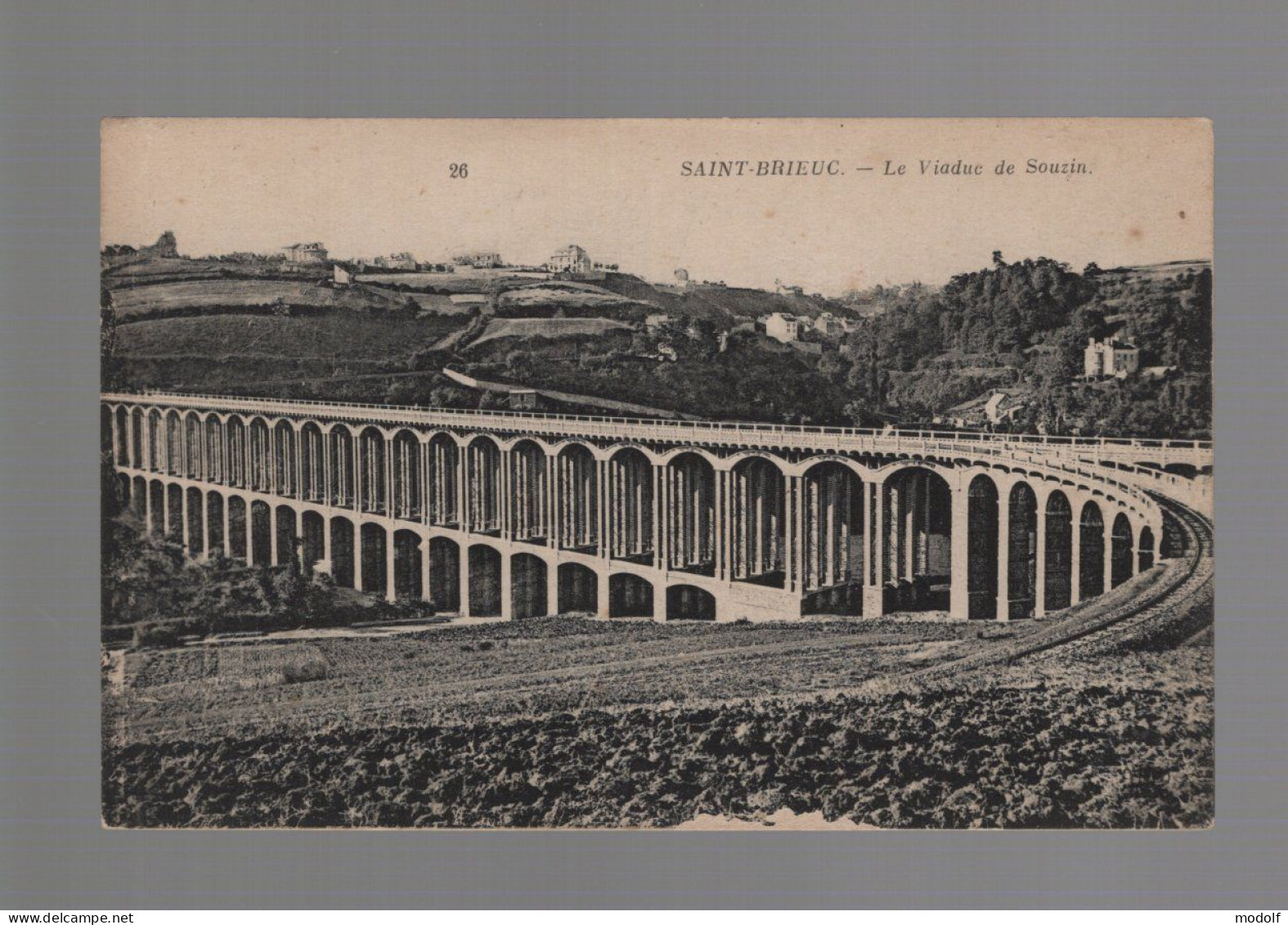 CPA - 22 - N°26 - Saint-Brieuc - Le Viaduc De Souzin - Non Circulée - Saint-Brieuc