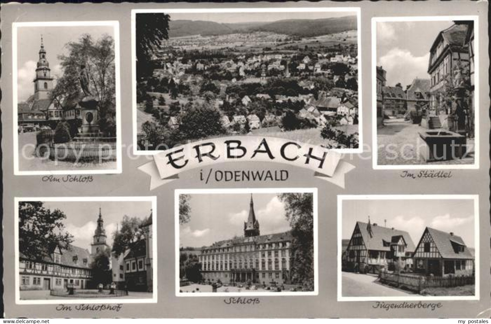 72225645 Erbach Odenwald Schloss Total Im Staedtel Schlosshof Jugendherberge Erb - Erbach