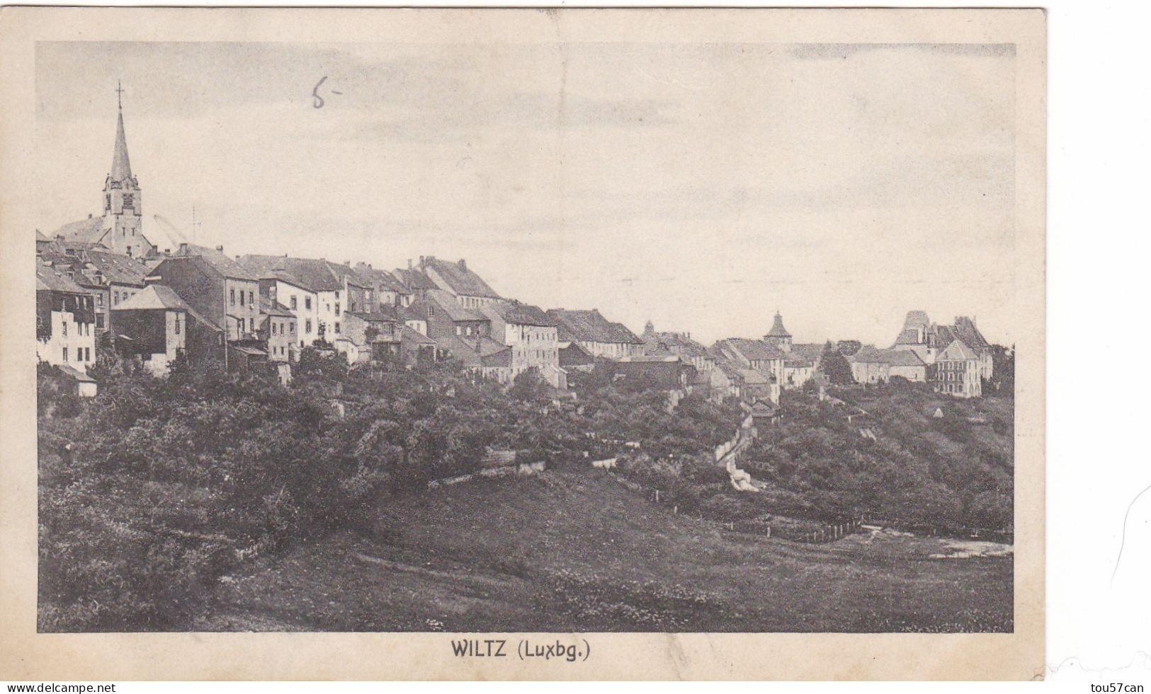 WILTZ  -  LUXEMBOURG  -  CPA  DE  1919. - Wiltz