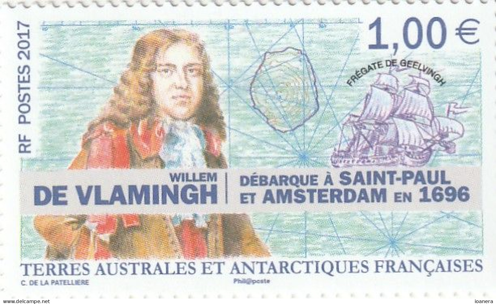 Taaf 2017 - Willem De Vlamingh,Exploreres , MNH , Mi.955 - Neufs