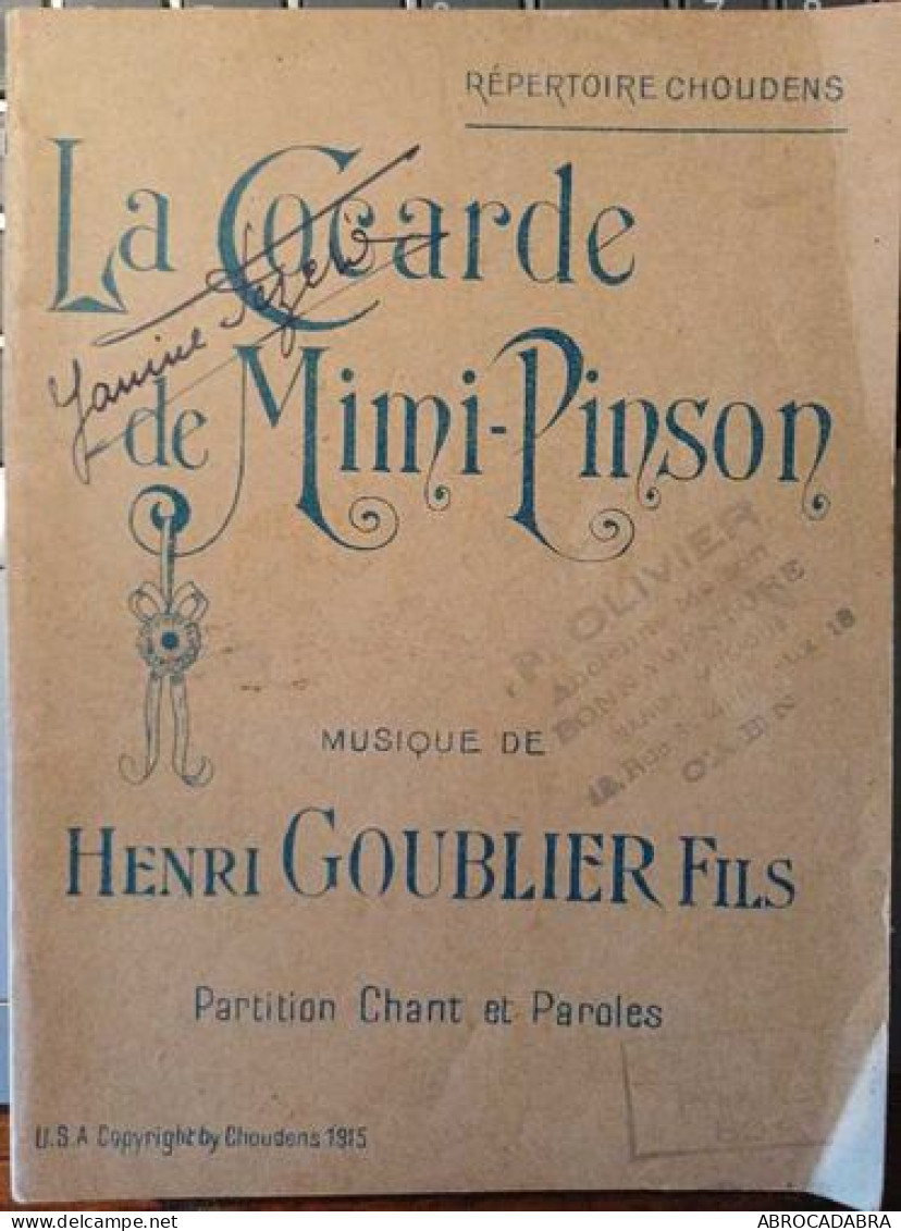 La Cocarde De Mimi-Pinson - Musique